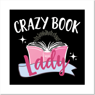 Crazy Book Lady Posters and Art